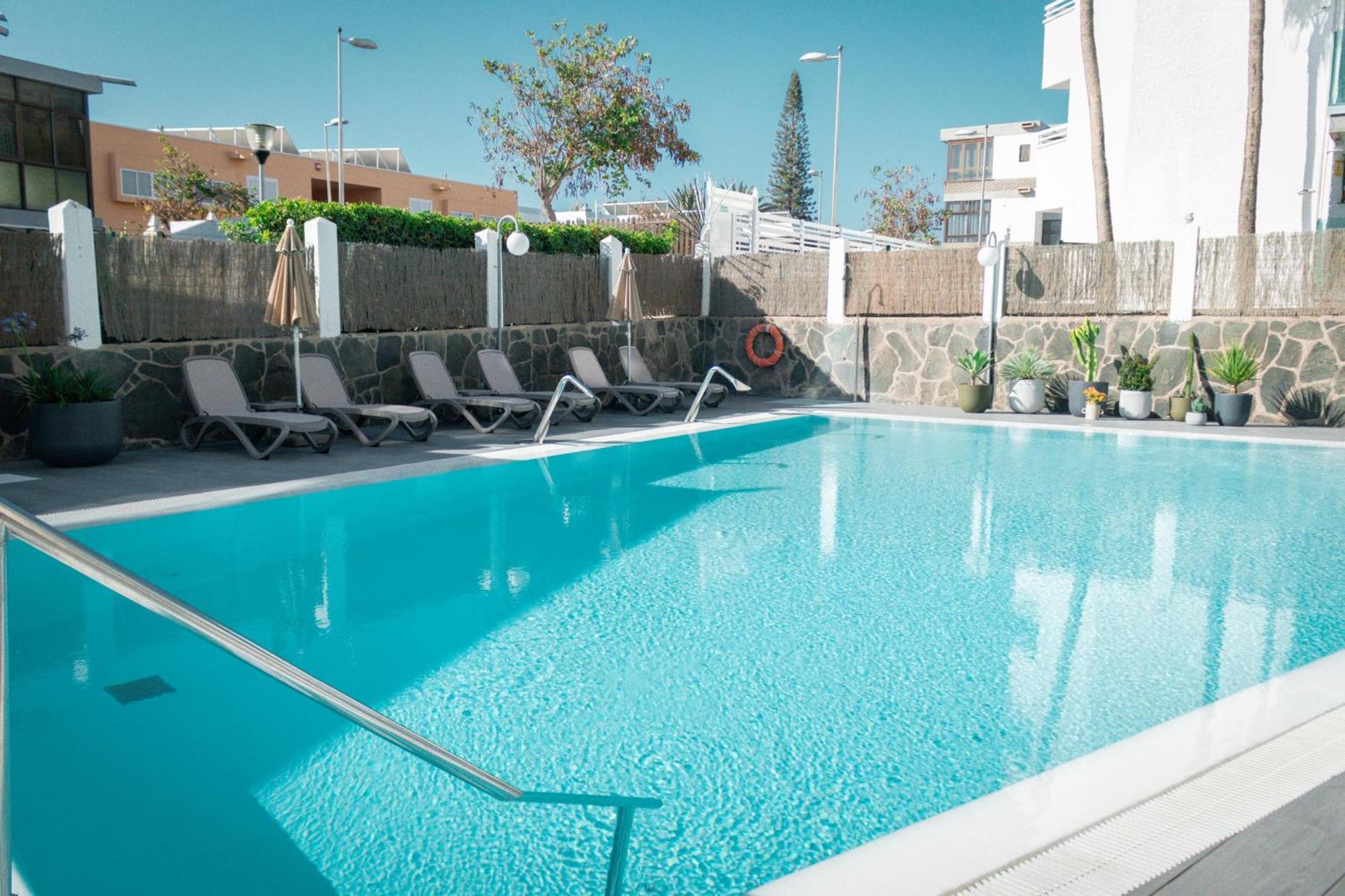 Apartamentos El Palmar ปลายา เดล อิงเกลส ภายนอก รูปภาพ